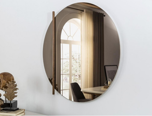 Bahut Commode Buffet Miroir Bois Salle à manger Ensemble de meubles Blanc