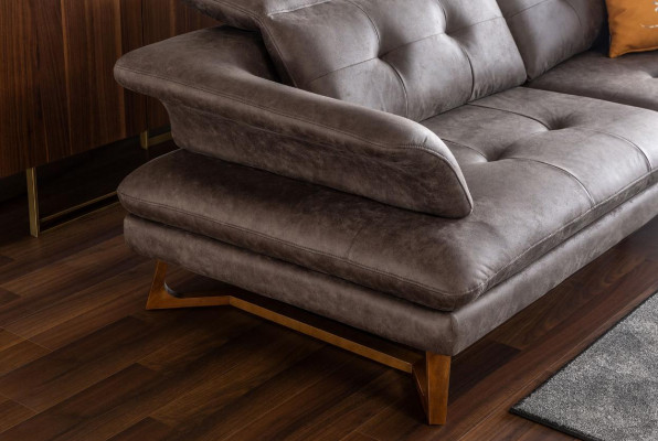 Ensemble de canapés 3-2-1 Ensemble de canapés Canapés Ensembles Gris Moderne Ensemble de fauteuils