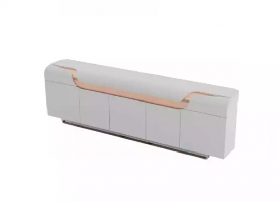 Un luxueux ensemble pour un bureau de haute qualité dans un style futuriste.