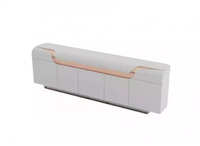 Sideboard Armoire de bureau Mobilier de bureau Design Armoire Basse Meuble Blanc