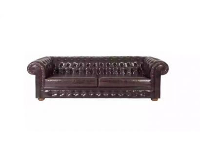 Chesterfield Design Luxury Upholstery Sofa Couch Seat Suite Brown Textile Design Chesterfield Luxe Canapé Canapé Siège Suite Brun Textile