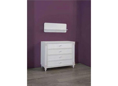 Chambre d'enfants. Commode moderne avec tiroirs Meubles en bois massif Chambre de designer neuve