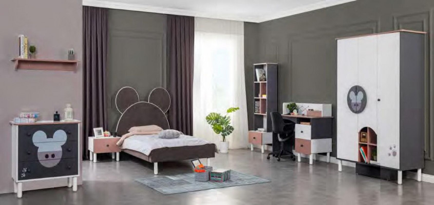 Conception de garde-robe Mobilier Chambre d'enfant Étagère Garde-robe Bois Chambre à coucher nouvelle