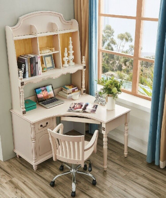 Bureau d'angle 2en1 Fauteuil Fauteuil Table Landhfrom Ensemble de meubles de bureau Tables de bureau