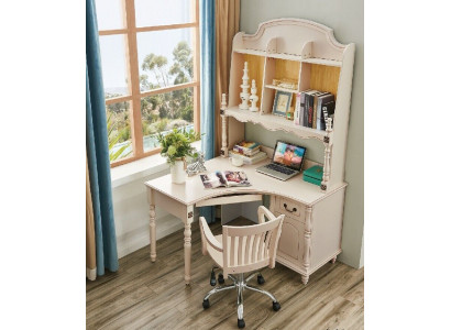 Bureau d'angle Table de bureau Tables de bureau Mobilier de bureau Style maison de campagne Bureau en bois