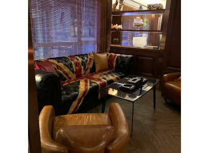 Jack Union Chesterfield Upholstery Sofa Couch 3 Seat Leather Style Luxury Upholstery Couch « Jack Union Chesterfield Canapé 3 places en cuir style cuir de luxe »