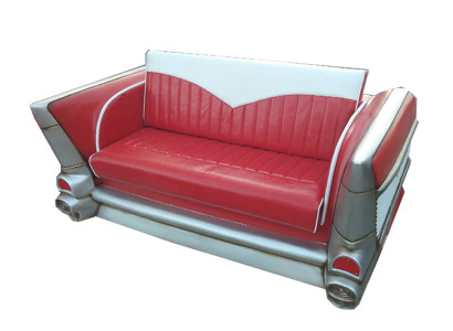 Canapé Canapé Dîner Cadillac USA Décoration Voiture Canapé Tissu Canapés Canapés Voiture Amérique