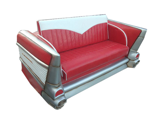 Canapé Canapé Dîner Cadillac USA Décoration Voiture Canapé Tissu Canapés Canapés Voiture Amérique