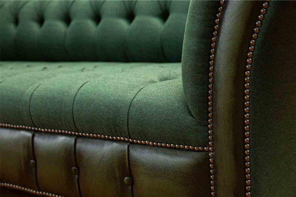 Chesterfield canapé 3 places Canapé Tissu Cuir Canapés Tissu neuf