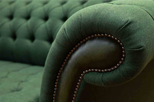 Chesterfield canapé 3 places Canapé Tissu Cuir Canapés Tissu neuf