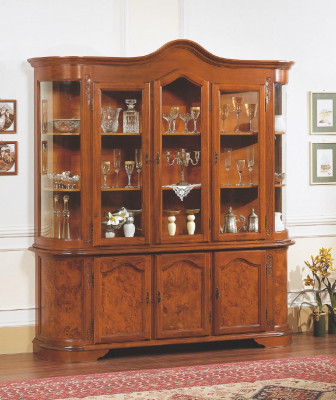 Buffet marron Vitrine Vitrine Armoire Buffet Armoires Vitrines Armoires