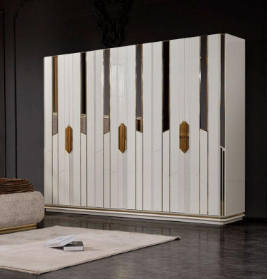 Armoire Armoire en bois Armoire moderne Armoire blanche