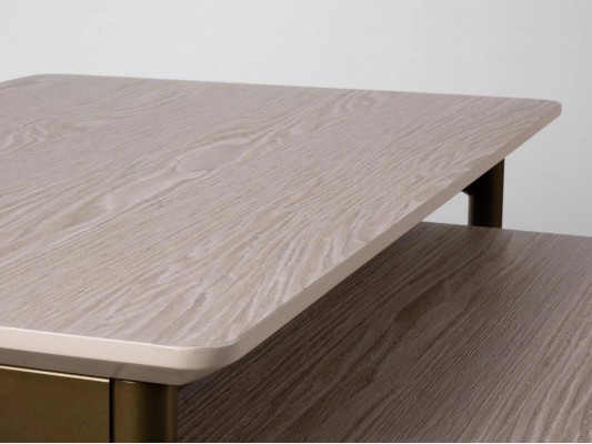 Design de meubles gris Table d'appoint Mobilier moderne Table basse nouvelle Table basse