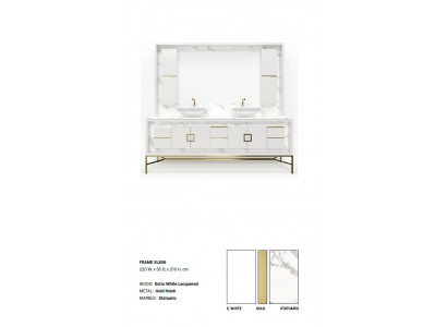 Armoire de salle de bain blanche Mobilier de salle de bain Étagère Armoire de salle de bain Étagères en bois