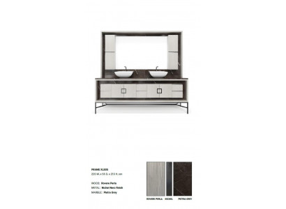Armoire de salle de bain Gris Meuble de salle de bain Étagère Armoire de salle de bain Étagères en bois
