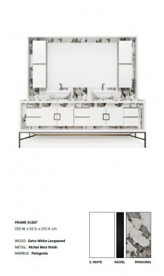 Armoire de salle de bain blanche Meuble de salle de bain Étagère Armoire de salle de bain Étagères en bois