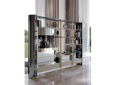 Tv Wall Design Bizzotto Salon Étagères Vitrine Armoire Design Mobilier Unité murale