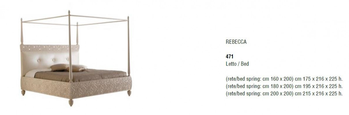 Lit double Mobilier Lit Italie Bizzotto Lits Rembourrage Chambre de luxe de luxe