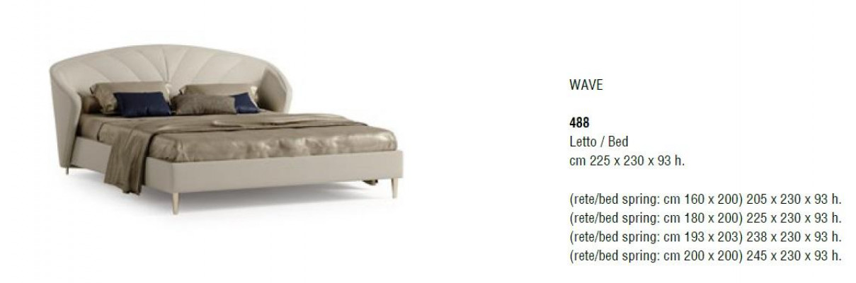Lit Lit double Hôtel Bizzotto Mobilier Design Chambre À coucher Lits italiens neufs