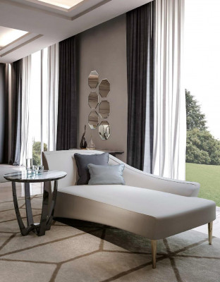 Canapé Chaise Longue Ensemble Salon Mobilier Design Canapés Bizzotto Table Basse