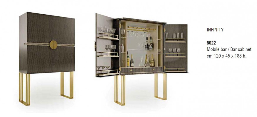Vitrine Salon Design Étagère Meuble Buffet Armoire Bar Cabinet de bar