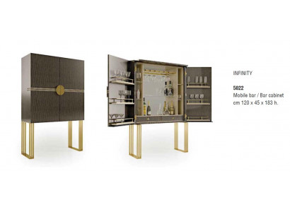Vitrine Salon Design Étagère Meuble Buffet Armoire Bar Cabinet de bar