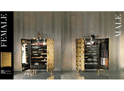 Armoires Bois massif Armoire à vêtements Armoire Meubles Ameublement Italien