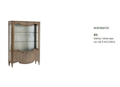 Salle de séjour Buffet en verre Armoire vitrée Vitrine Salle à manger Buffet en bois Armoires Mobilier