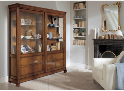 Salon Vitrine Armoire Livres Étagère Buffet Meubles classiques Étagères Bois