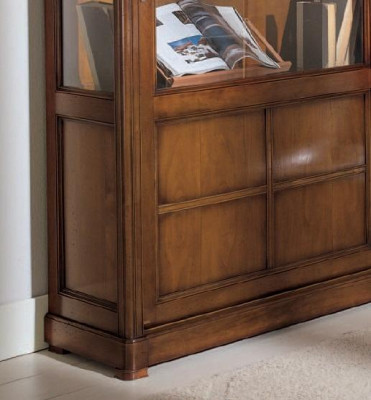 Salon Vitrine Armoire Livres Étagère Buffet Meubles classiques Étagères Bois