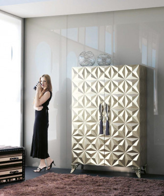 Meuble de bar Salon Armoire en bois massif Meuble Design de Bizzotto Furnitureicaidesign