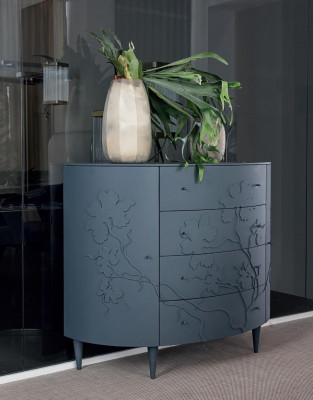 Coffre de luxe Design Commodes Commodes Bizzotto Design Mobilier de salon en bois massif.
