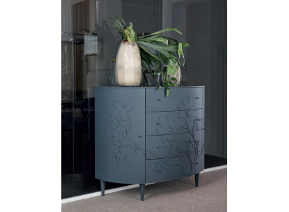 Coffre de luxe Design Commodes Commodes Bizzotto Design Mobilier de salon en bois massif.