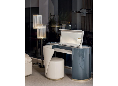 Coiffeuse Table de maquillage Coiffeuse Miroir Mobilier de chambre à coucher Designs 2pcs