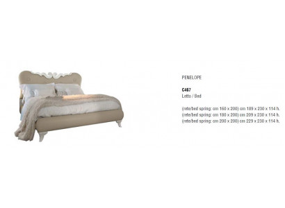 Lit Chambre Chambre à coucher Mobilier italien Lit double Meubles Bizzotto Design Hôtel Mariage