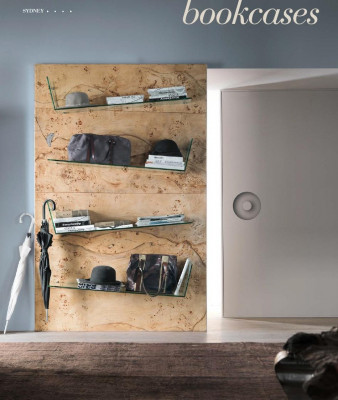 Étagère Salon Armoire Étagère en bois Armoire de bureau Armoires Vitrine Italie