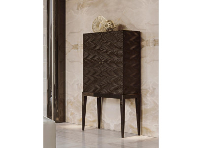 Meuble de salle de séjour Cabinet Bar Mobilier Design Bois massif Cabinet de bar Bizzotto neuf