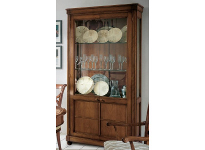 Salon Buffet Vitrine Armoire Vitrine Buffet Salle à manger Armoire en bois Armoires Mobilier
