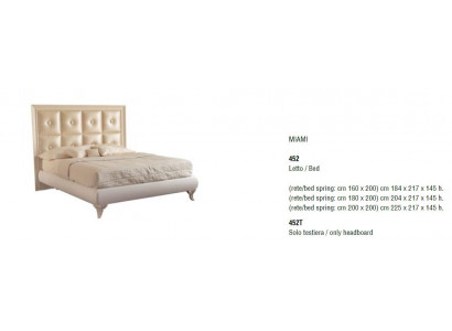 Lit Lit double Mobilier Bizzotto Nouveau Design Chambre à coucher Mobilier italien neuf