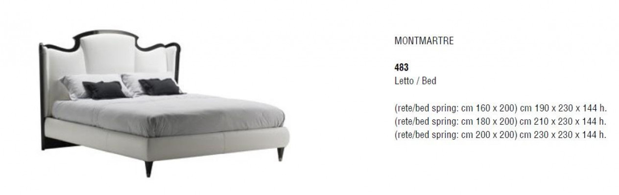 Cadre de lit et cadre de lit design blanc classique Lit double de luxe en bois.