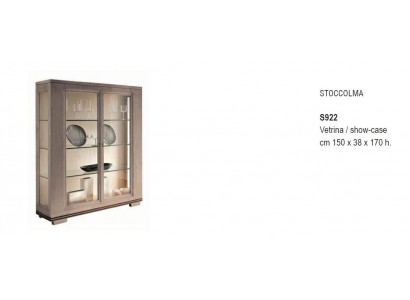 Salle de séjour Armoires Armoire de design Meubles Verre nouvelle Vitrine 2 portes Vitrine showcases
