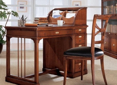 Bureau en bois véritable Mobilier italien Table de bureau Ameublement Meubles Tables nouveau