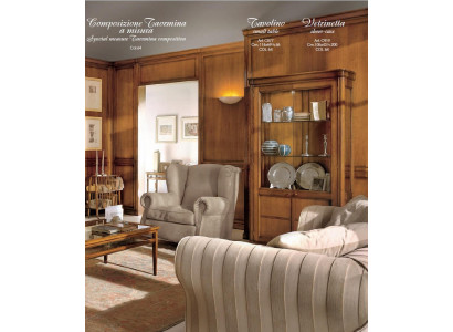 Vitrine Armoire Armoire en bois Vitrines Salon Armoires Bois Vitrine en verre Mobilier