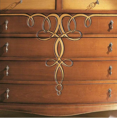 Luxueux commodes Armoire Étagère Mobilier Armoire en bois Italie Buffet Commode Armoire