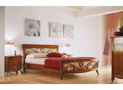 Cadre de lit et cadre de lit blanc Design Classique Lit double Lit de luxe Lits en bois