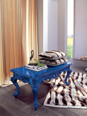 Style de meubles Baroque Bois Italien Table Tables Table basse Table console Design