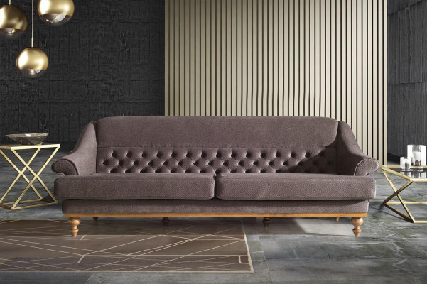 Ensemble de canapés élégants designer trois places ensemble de canapé fauteuil de luxe 3 pièces