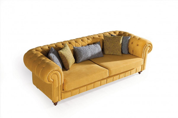Ensemble de canapés élégants designer trois places ensemble de canapé fauteuil de luxe 3 pièces