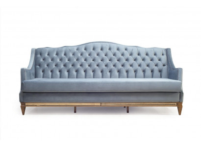 Meubles luxueux Canapé rembourré en bois Italie Canapé classique de luxe
