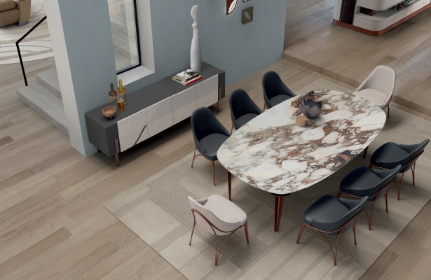 Table à manger Salle à manger Table Design Meubles italiens Table de cuisine Tables Bizzotto